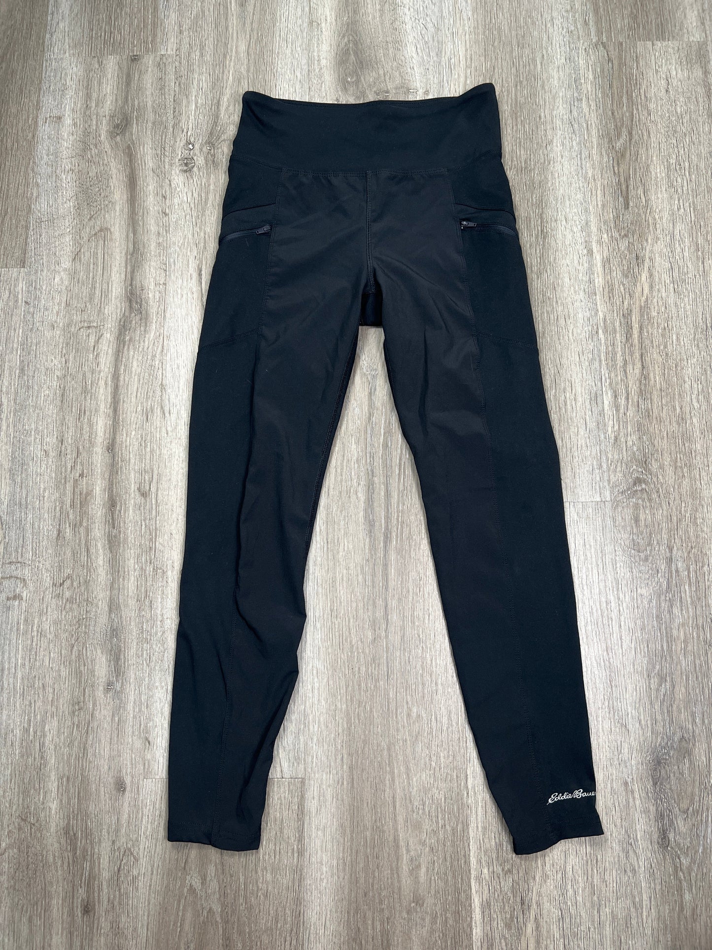 Black Athletic Leggings Eddie Bauer, Size M