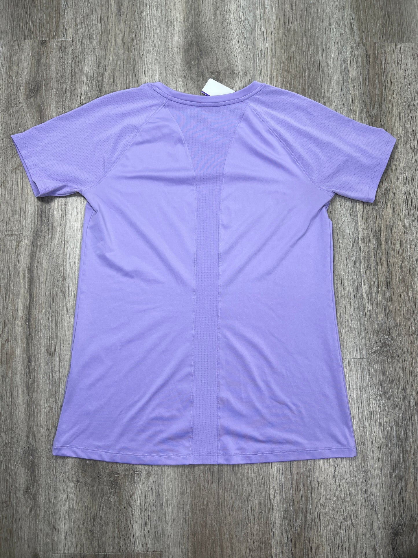 Purple Athletic Top Short Sleeve Under Armour, Size M