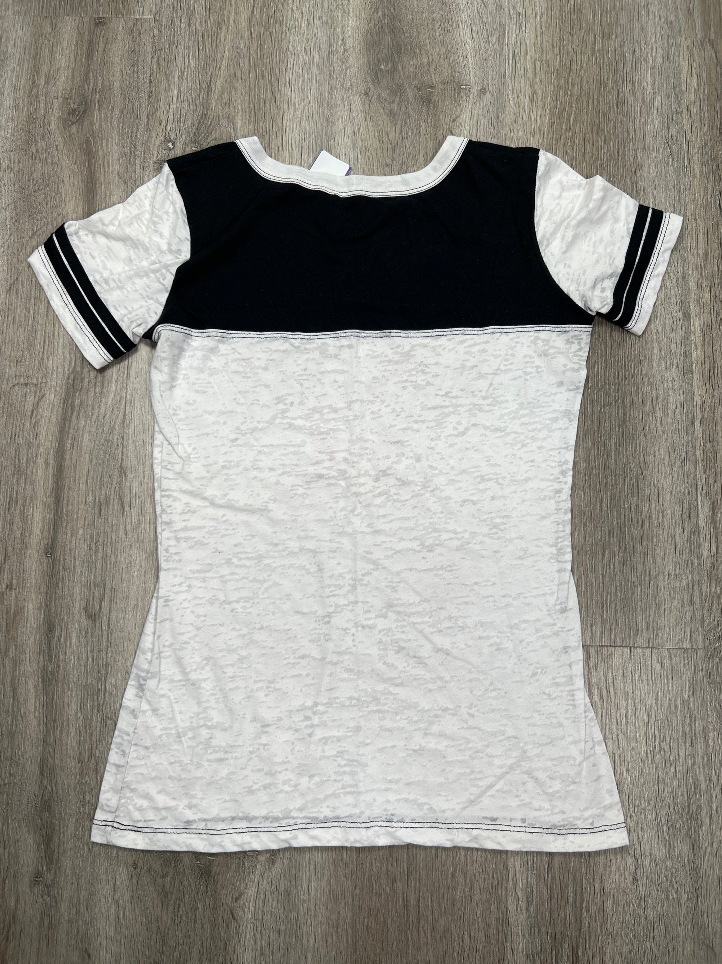 Black & White Top Short Sleeve BLUE 84, Size L