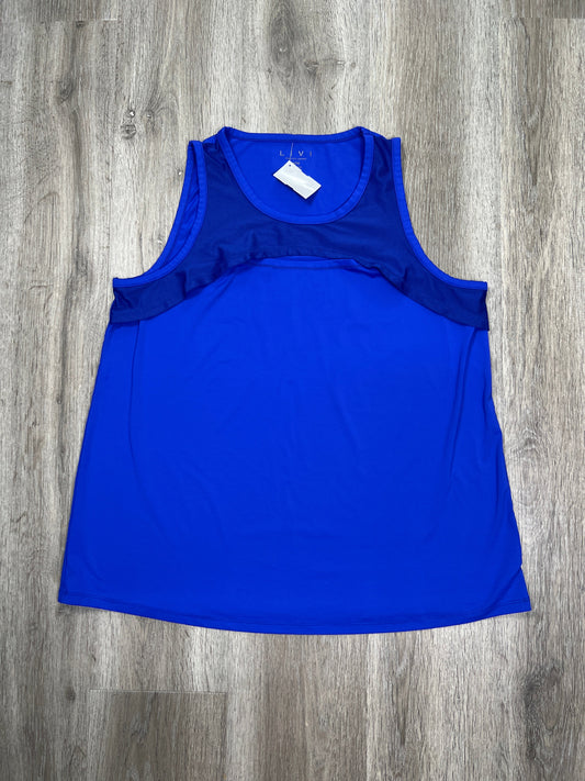 Blue Athletic Tank Top Livi Active, Size Xl