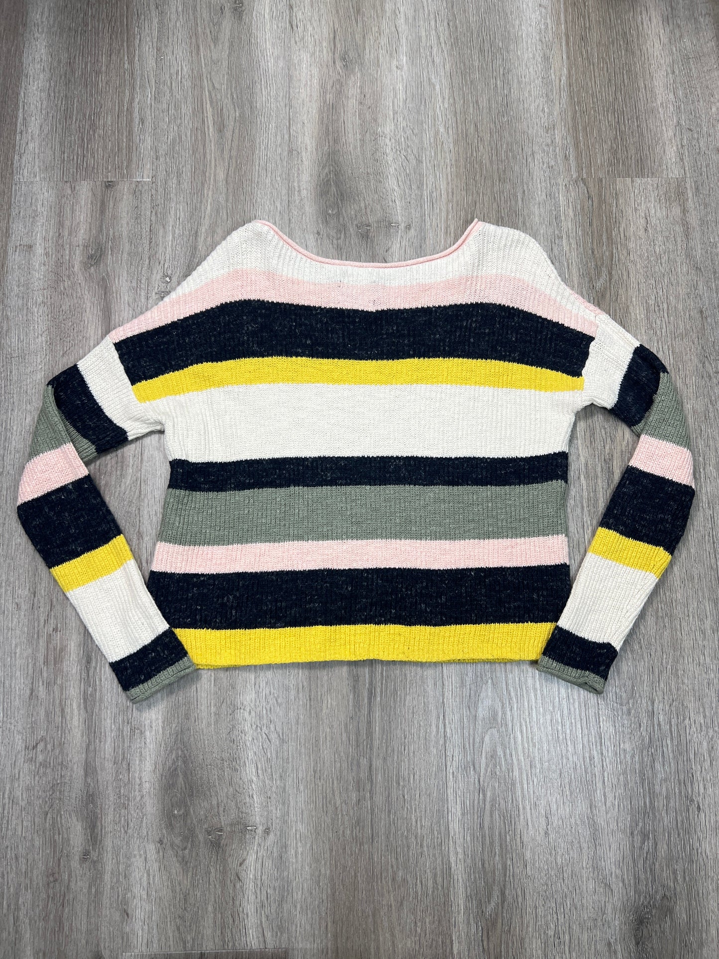 Sweater By Abercrombie And Fitch In Striped Pattern, Size: S