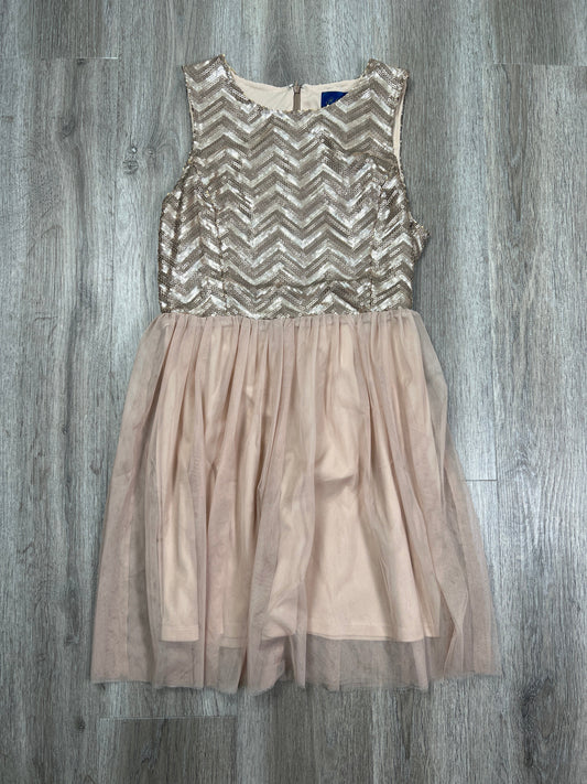 Dress Party Short By Blue Rain In Beige, Size: M