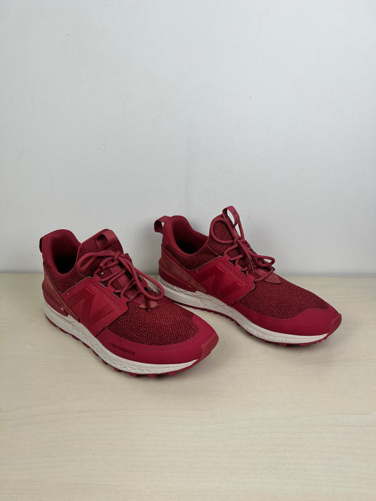 Shoes Athletic By New Balance In Red, Size: 10