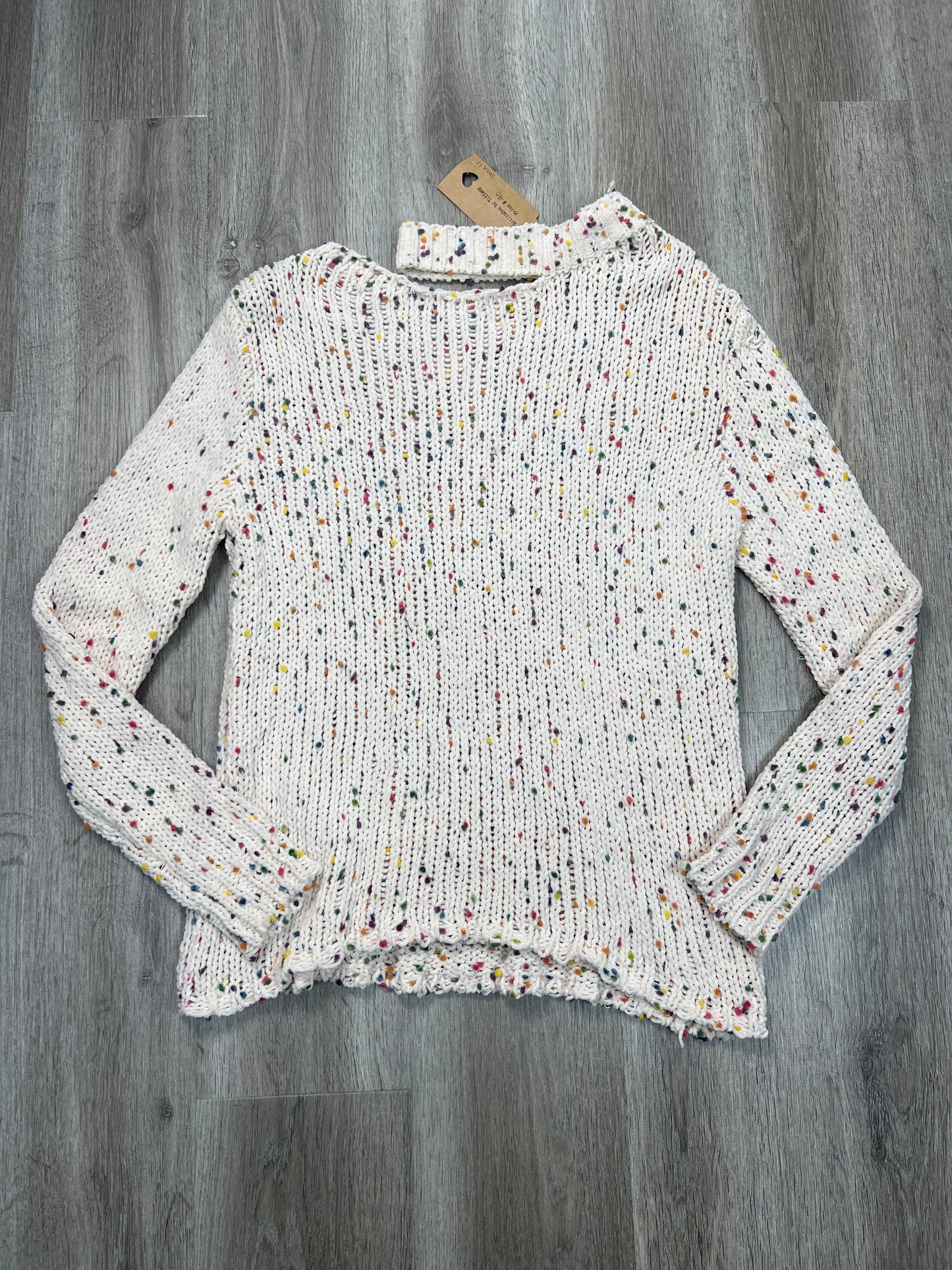 Sweater By Peach Love Cream California In Multi-colored, Size: S