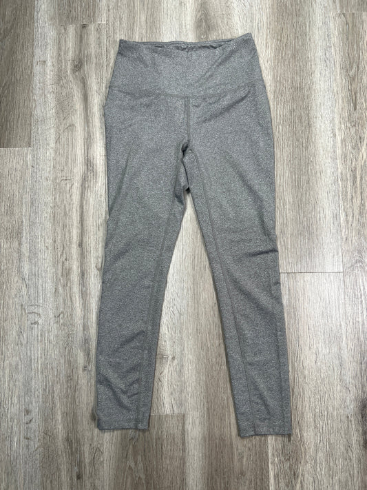 Athletic Leggings By Reebok In Grey, Size: S