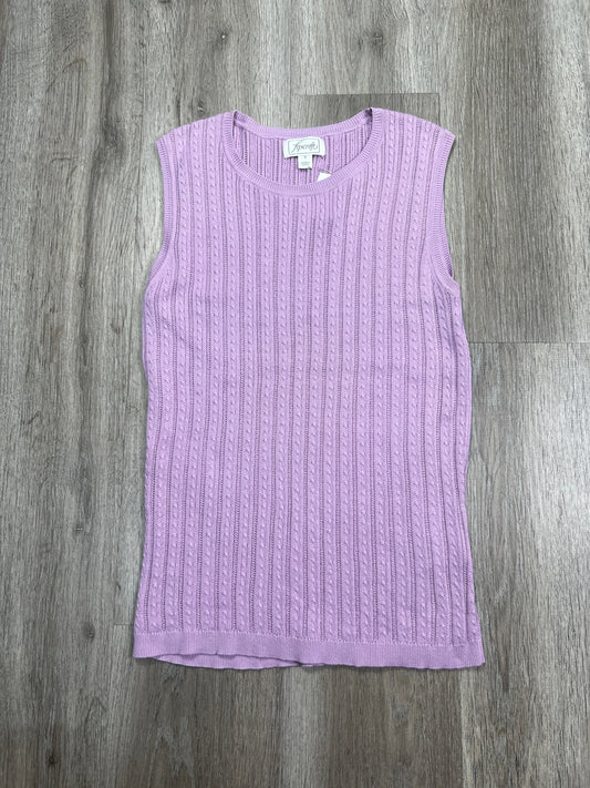 Top Sleeveless By Foxcroft In Pink, Size: S