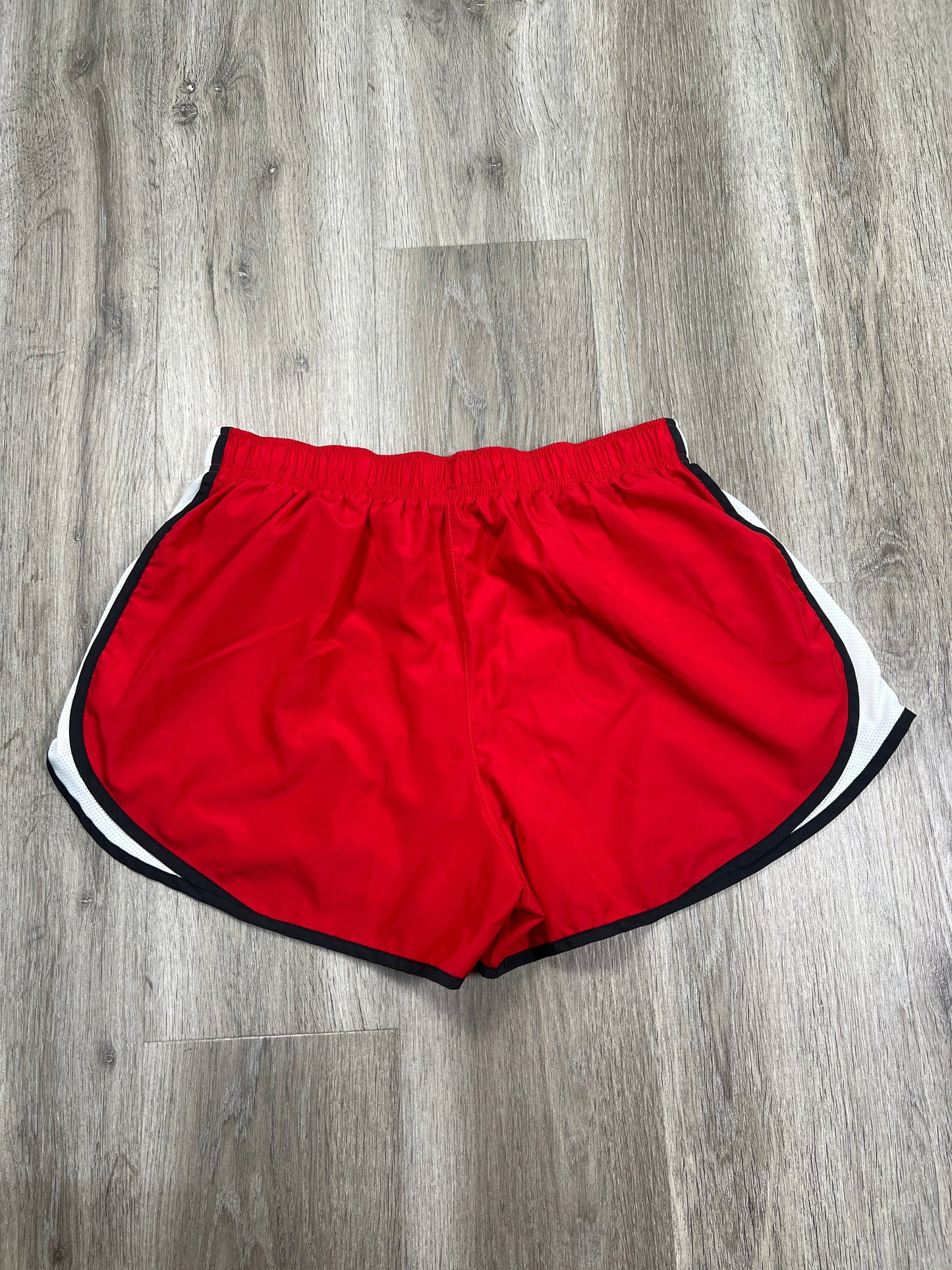 Athletic Shorts By Nike Apparel In Black & Red, Size: Xl