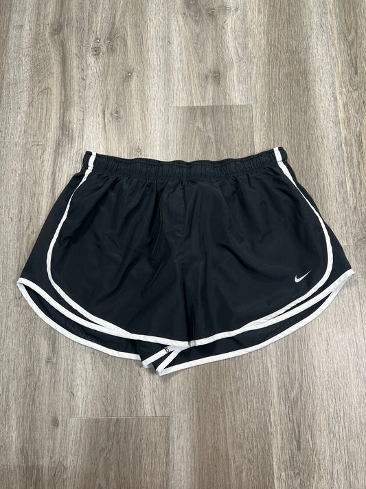 Athletic Shorts By Nike Apparel In Black & White, Size: Xxl