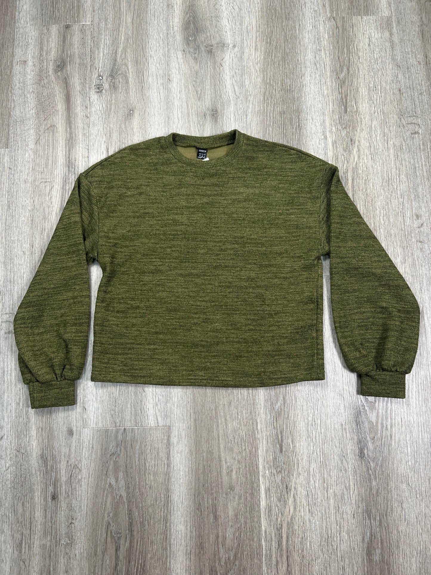 Sweater By Shein In Green, Size: Xs