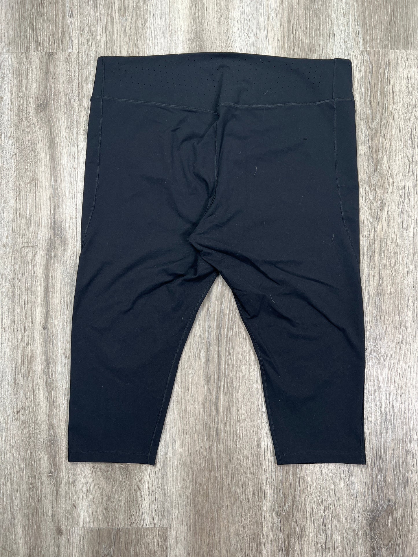 Athletic Leggings Capris By Nike Apparel In Black, Size: 3x