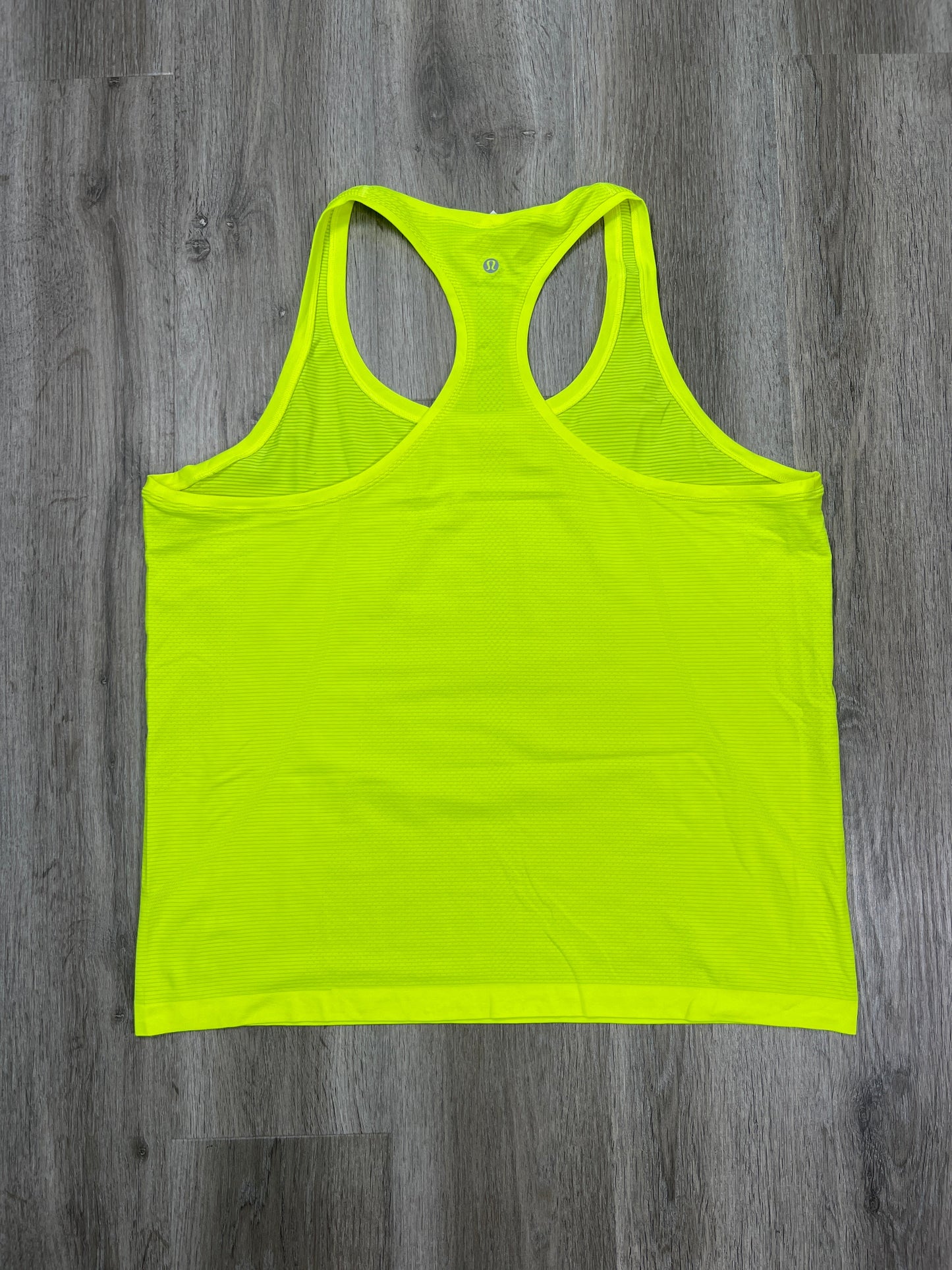 Athletic Tank Top By Lululemon In Yellow, Size: 1x