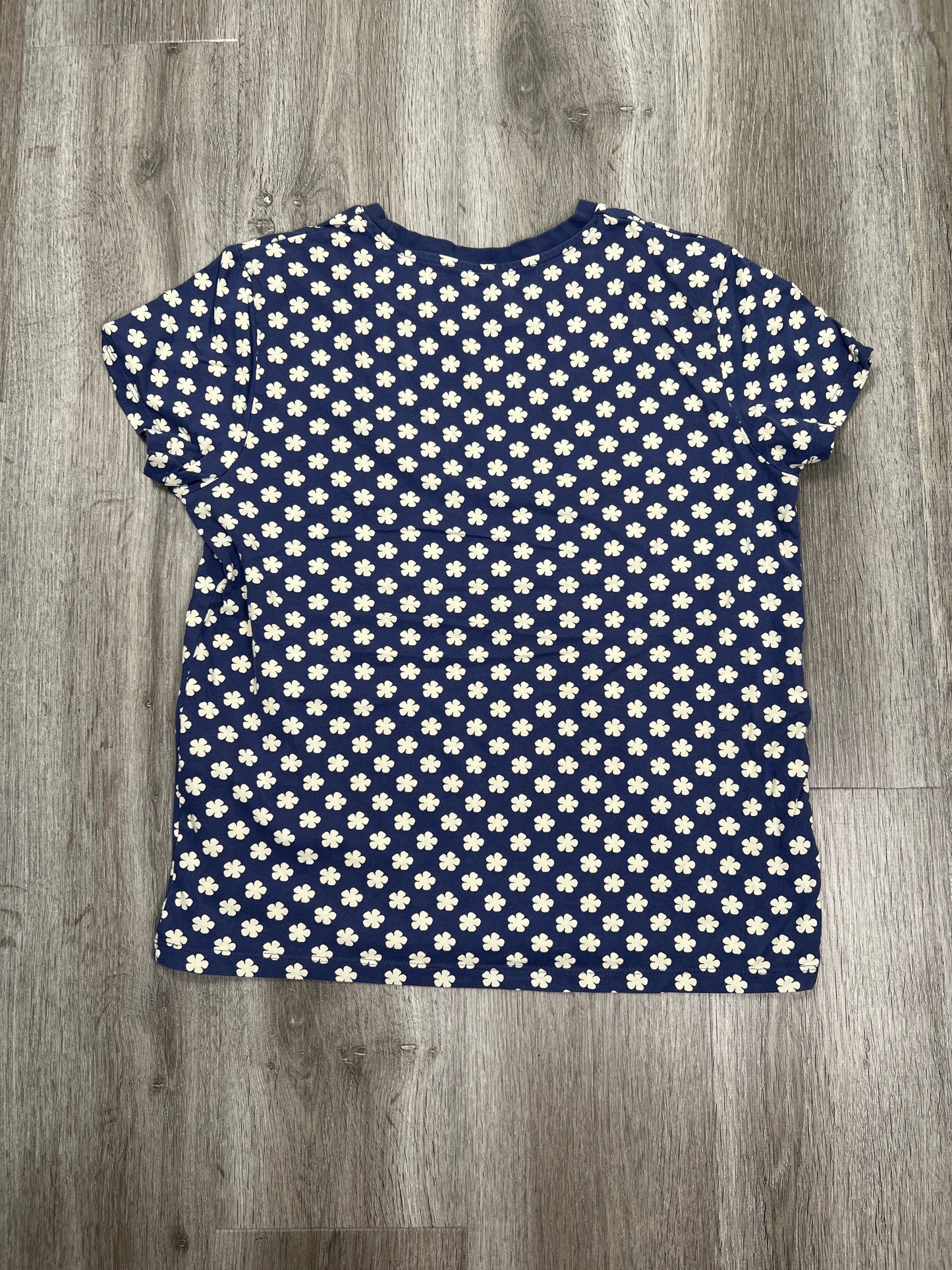 Top Short Sleeve By Levis In Blue, Size: M