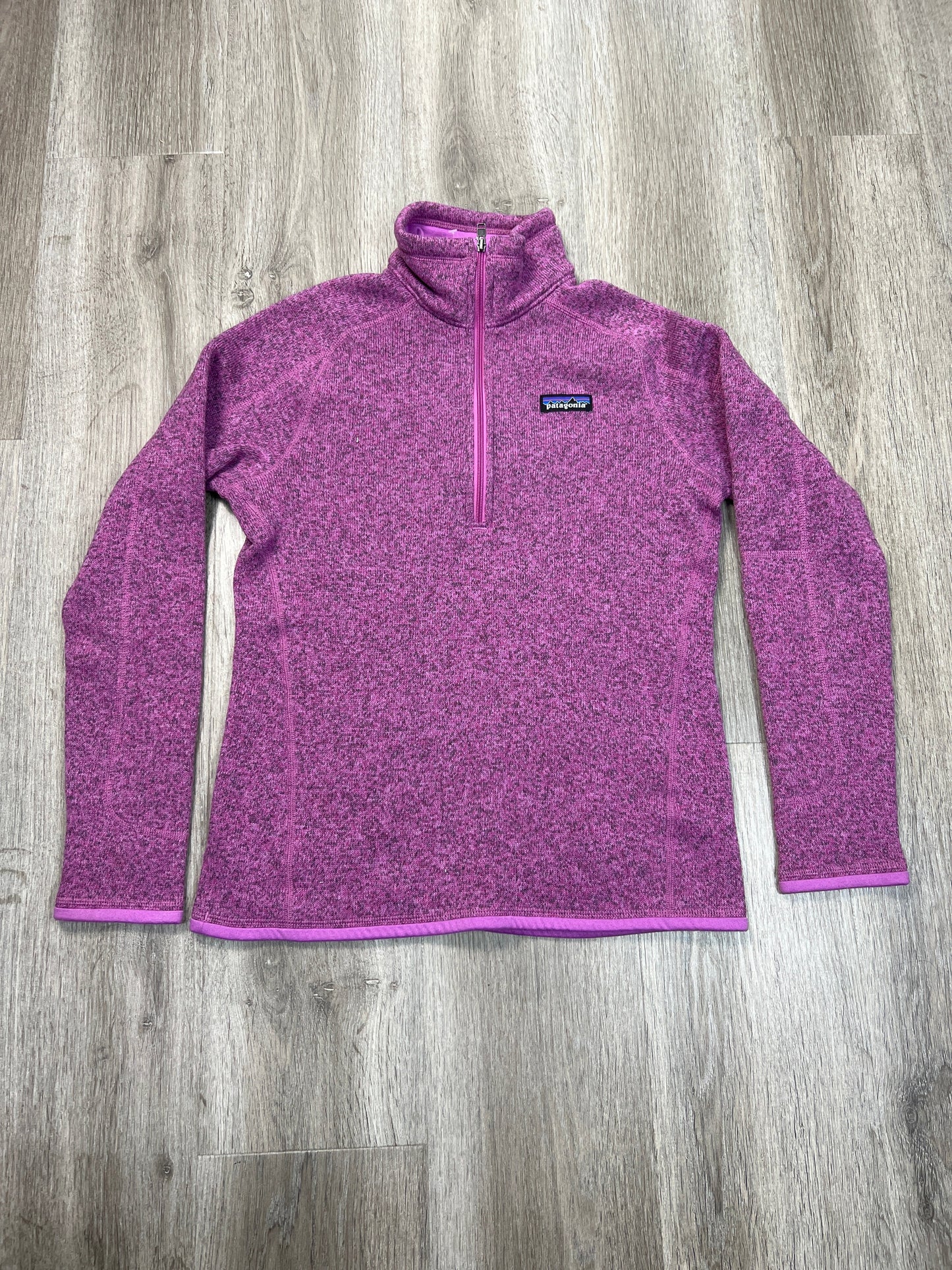 Sweatshirt Collar By Patagonia In Purple, Size: S