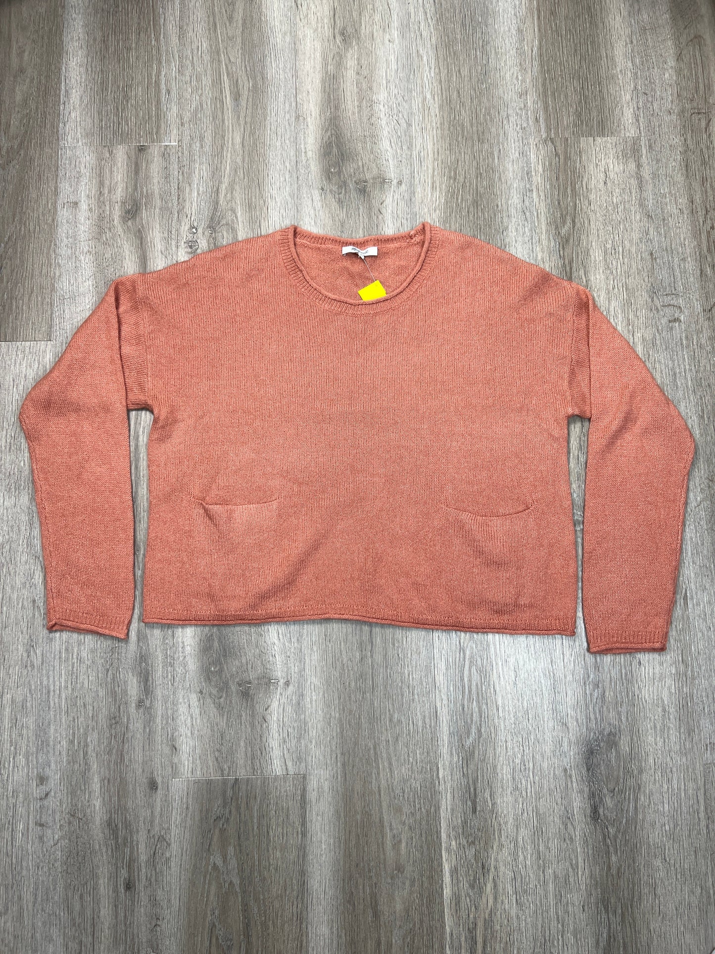 Sweater By Madewell In Peach, Size: Xl