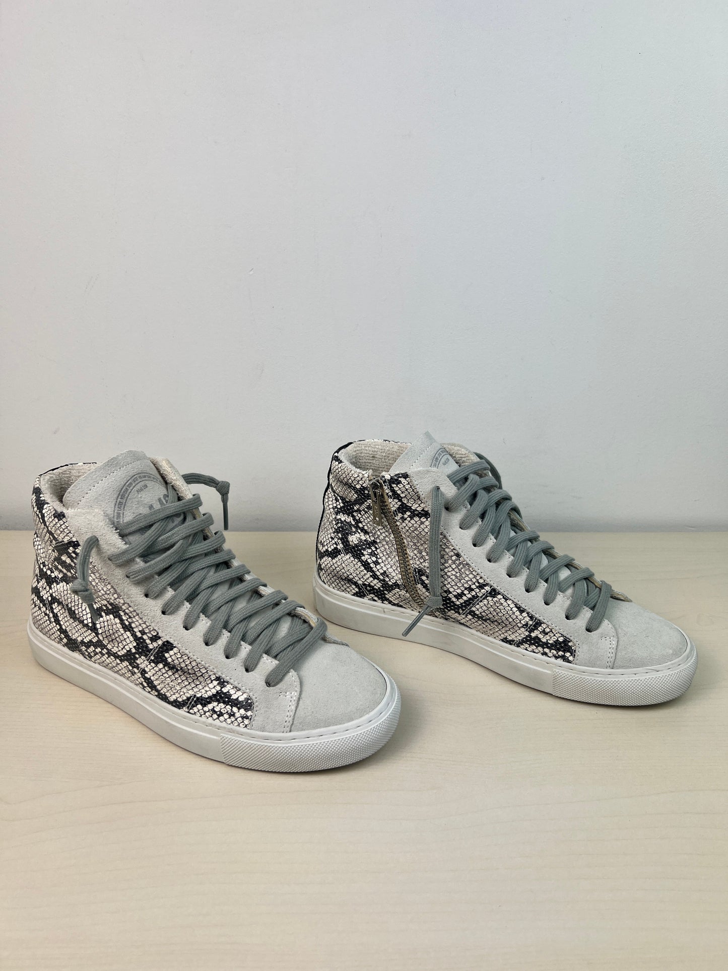 Shoes Sneakers By P448 In Snakeskin Print, Size: 7