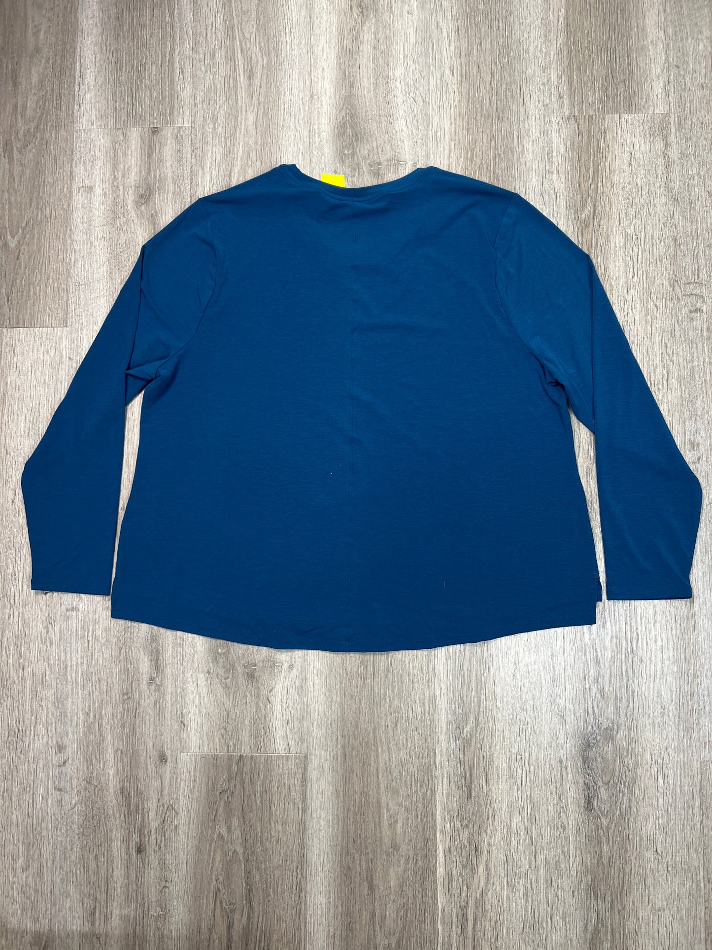 Athletic Top Long Sleeve Crewneck By Nike Apparel In Blue, Size: 1x