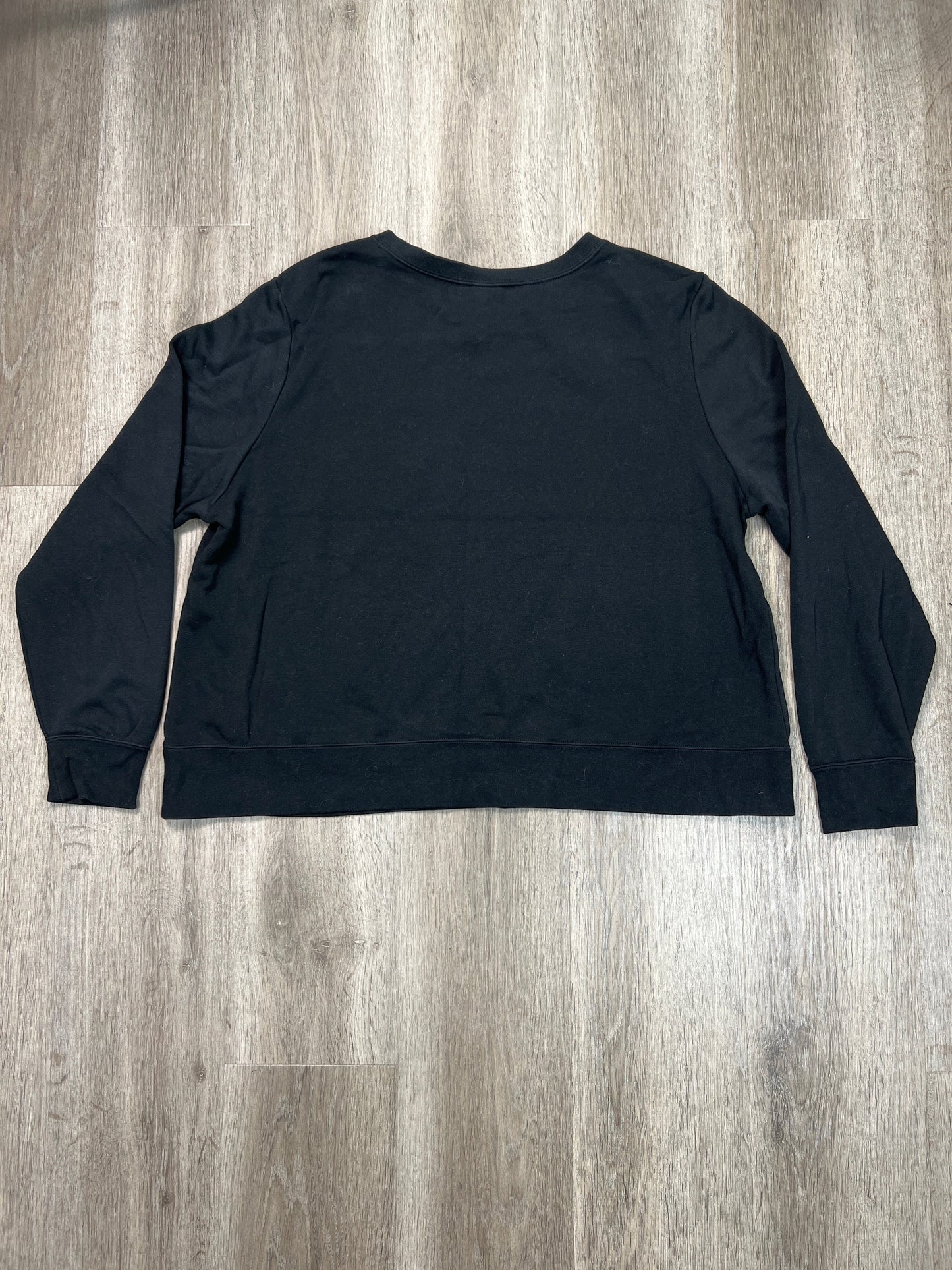 Sweatshirt Crewneck By Nike Apparel In Black, Size: 1x