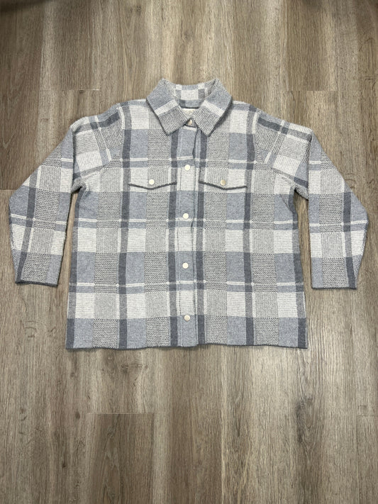 Jacket Shirt By Rachel Zoe In Plaid Pattern, Size: 2x