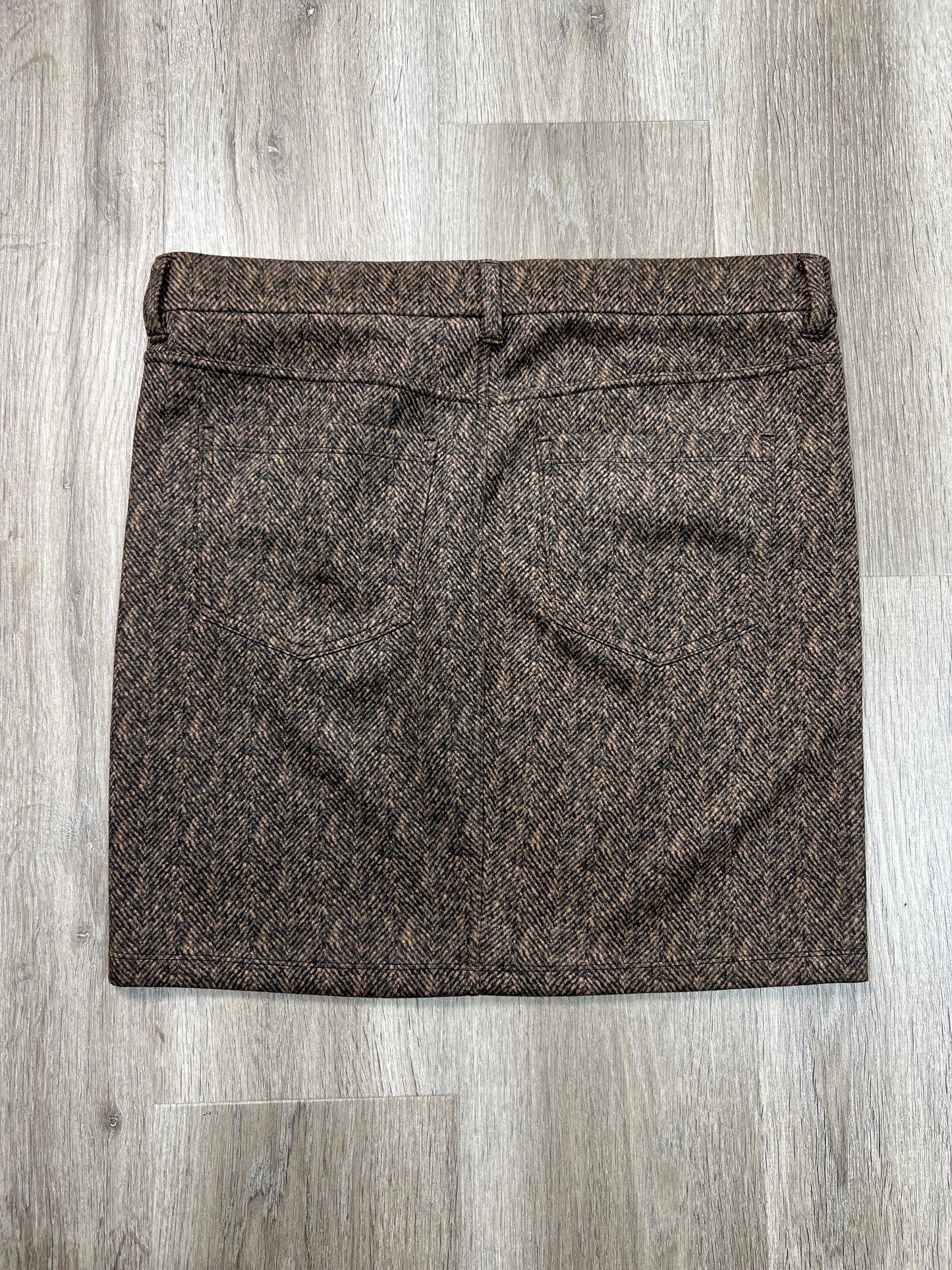 Skirt Mini & Short By Liverpool In Brown, Size: M