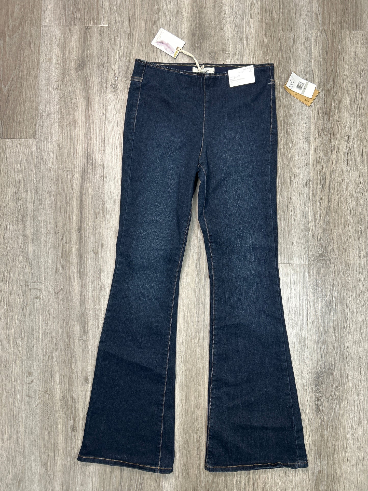 Jeans Flared By Jessica Simpson In Blue Denim, Size: 4