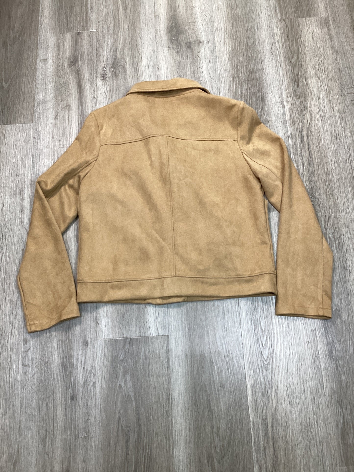 Jacket Other By Clothes Mentor In Tan, Size: Xl