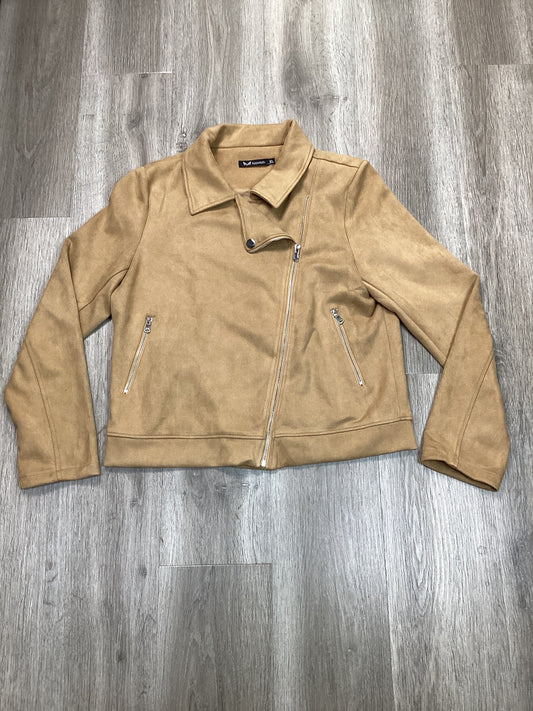 Jacket Other By Clothes Mentor In Tan, Size: Xl