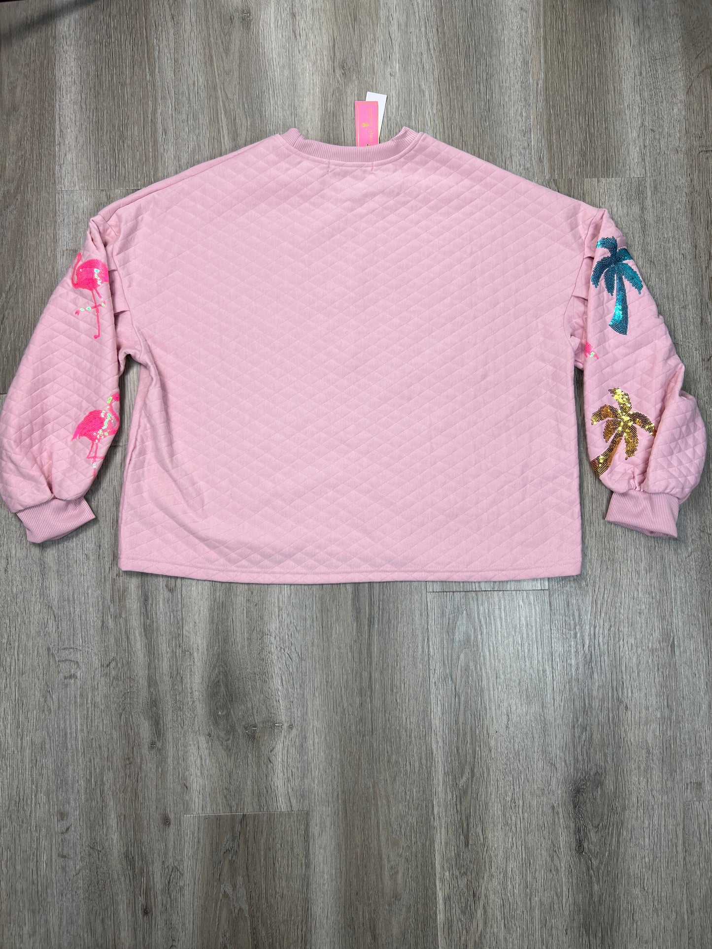 Sweatshirt Crewneck By Simply Southern In Pink, Size: Xxl