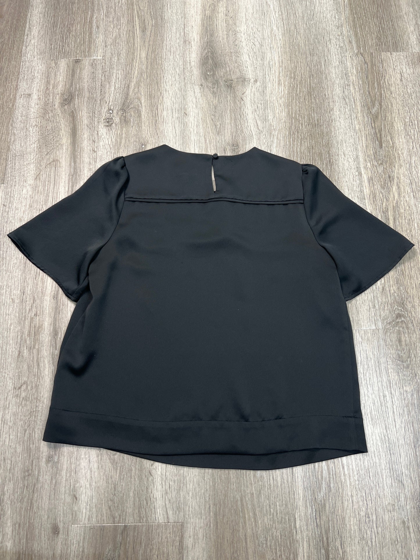 Blouse Short Sleeve By J. Crew In Black, Size: S