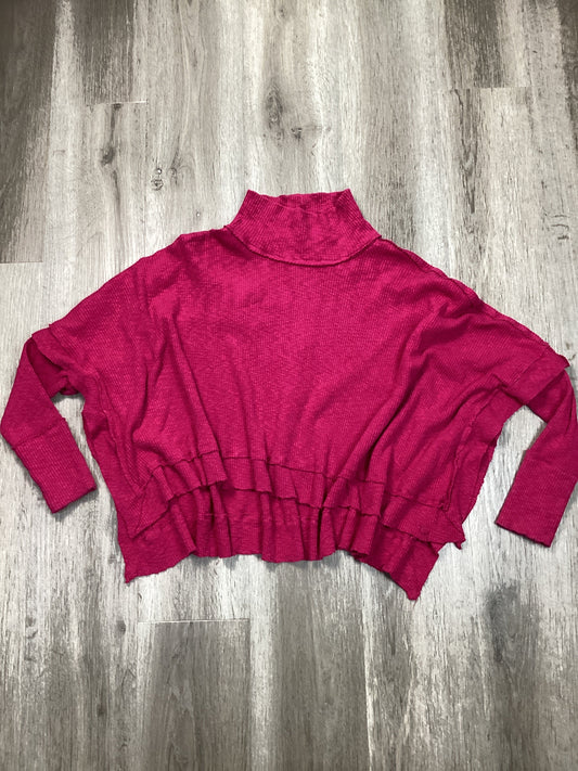 Top Long Sleeve By We The Free In Pink, Size: M