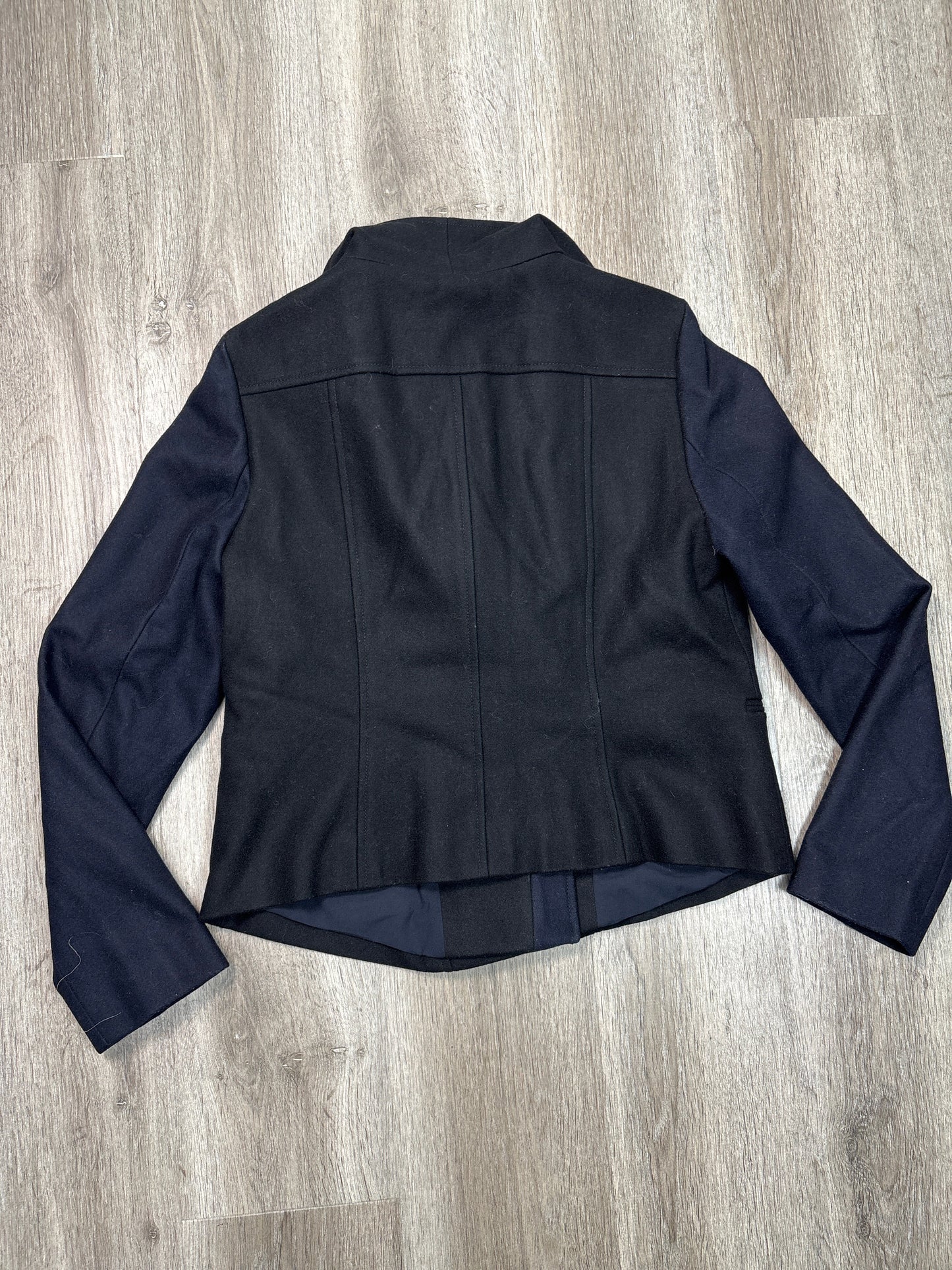 Jacket Other By Ann Taylor In Black & Blue, Size: M