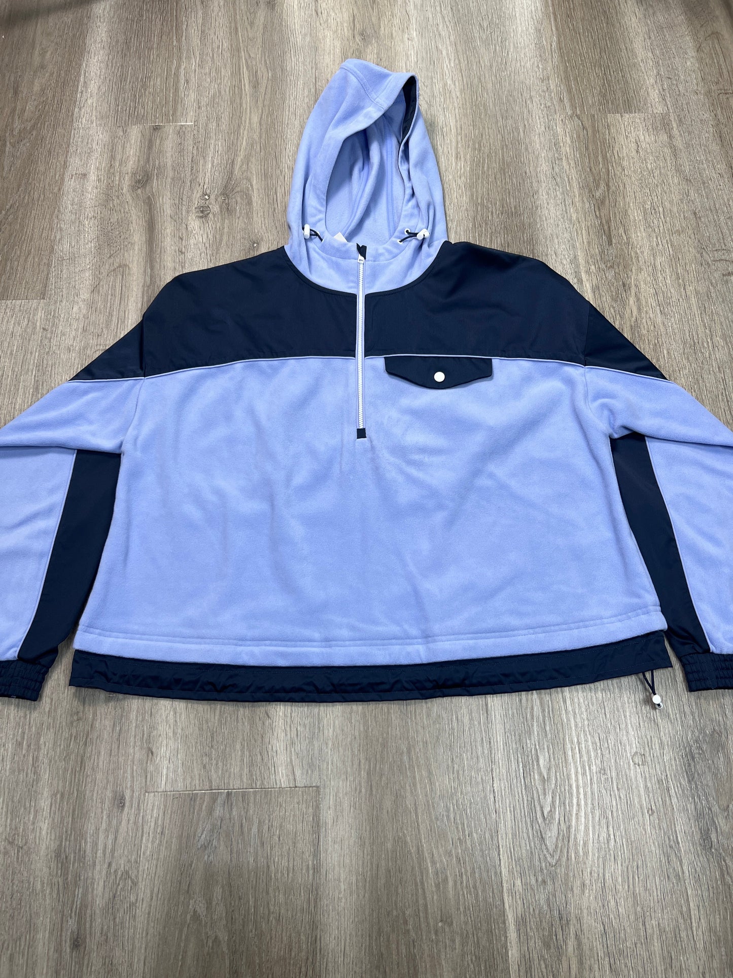 Sweatshirt Hoodie By Athleta In Blue, Size: S