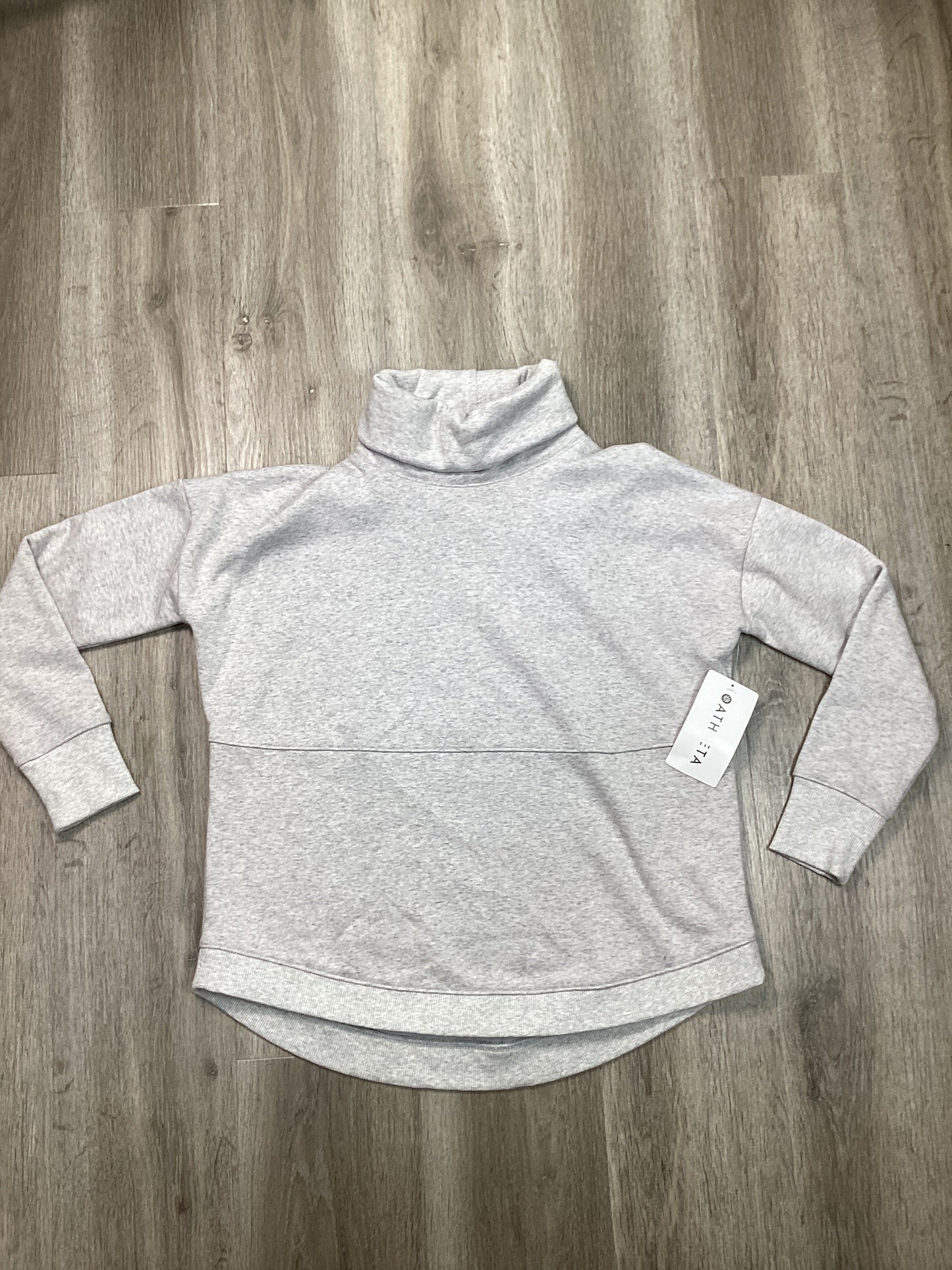 Sweatshirt Collar By Athleta In Grey, Size: Xs