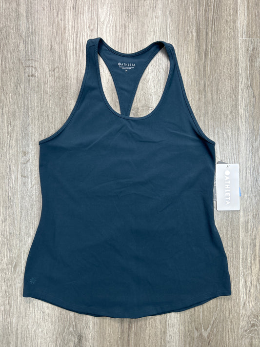 Athletic Tank Top By Athleta In Teal, Size: M