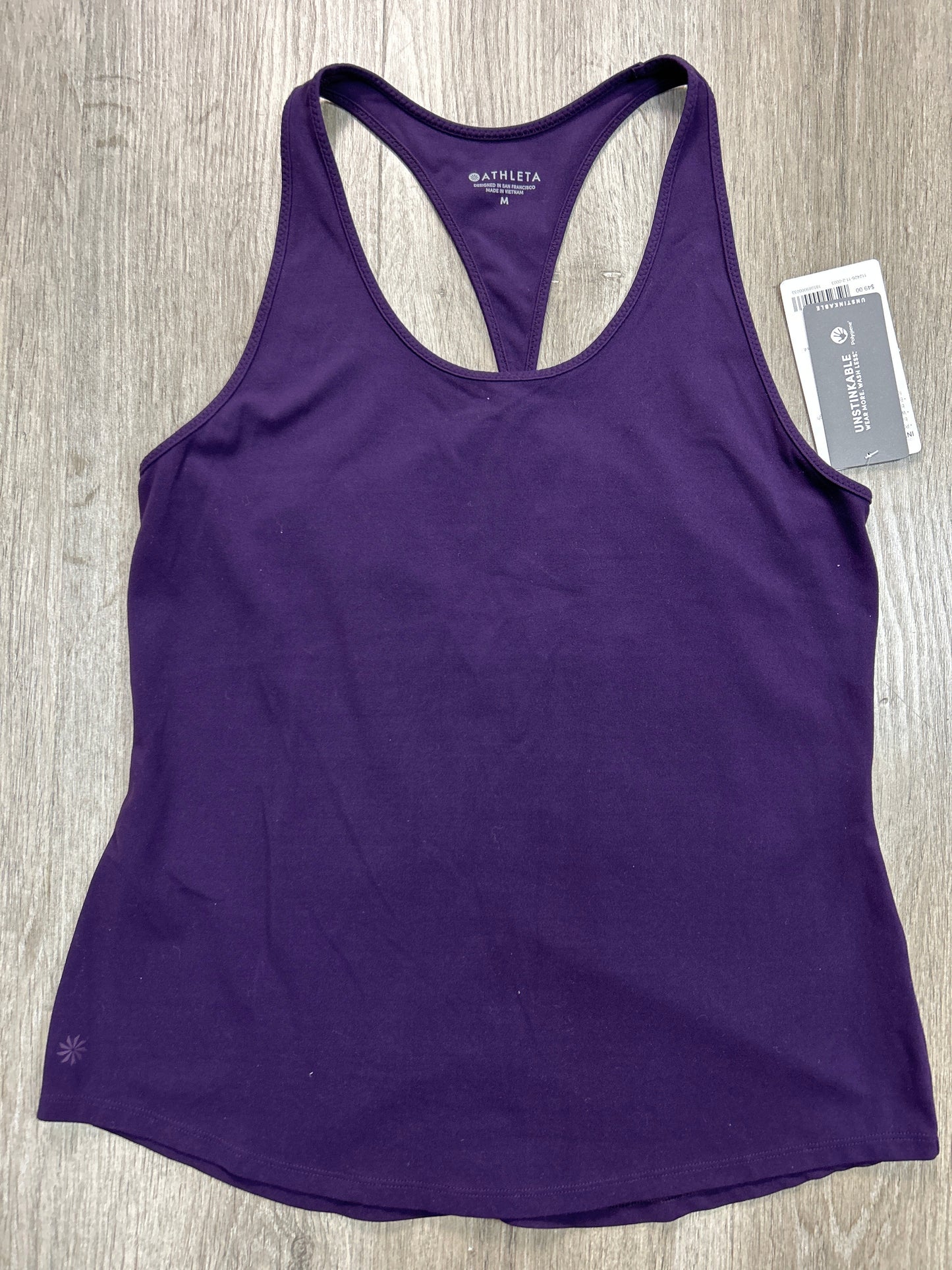 Athletic Tank Top By Athleta In Purple, Size: M