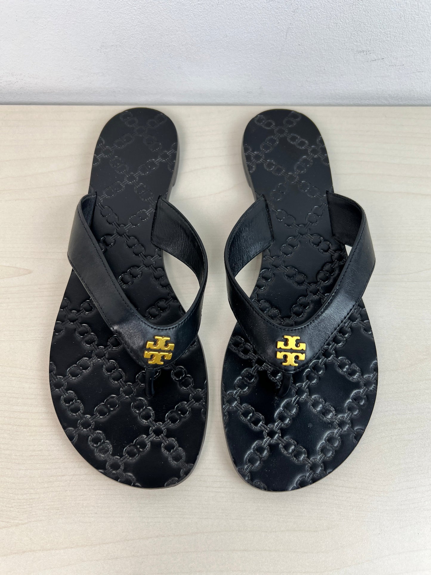 Sandals Designer By Tory Burch In Black, Size: 7.5