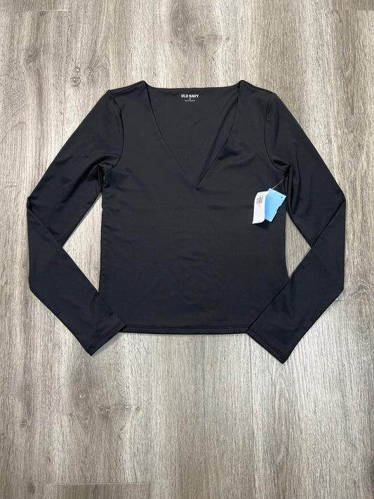 Top Long Sleeve By Old Navy In Black, Size: Xs