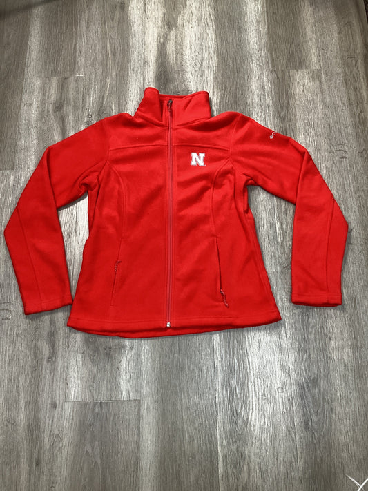 Jacket Fleece By Columbia In Red, Size: M