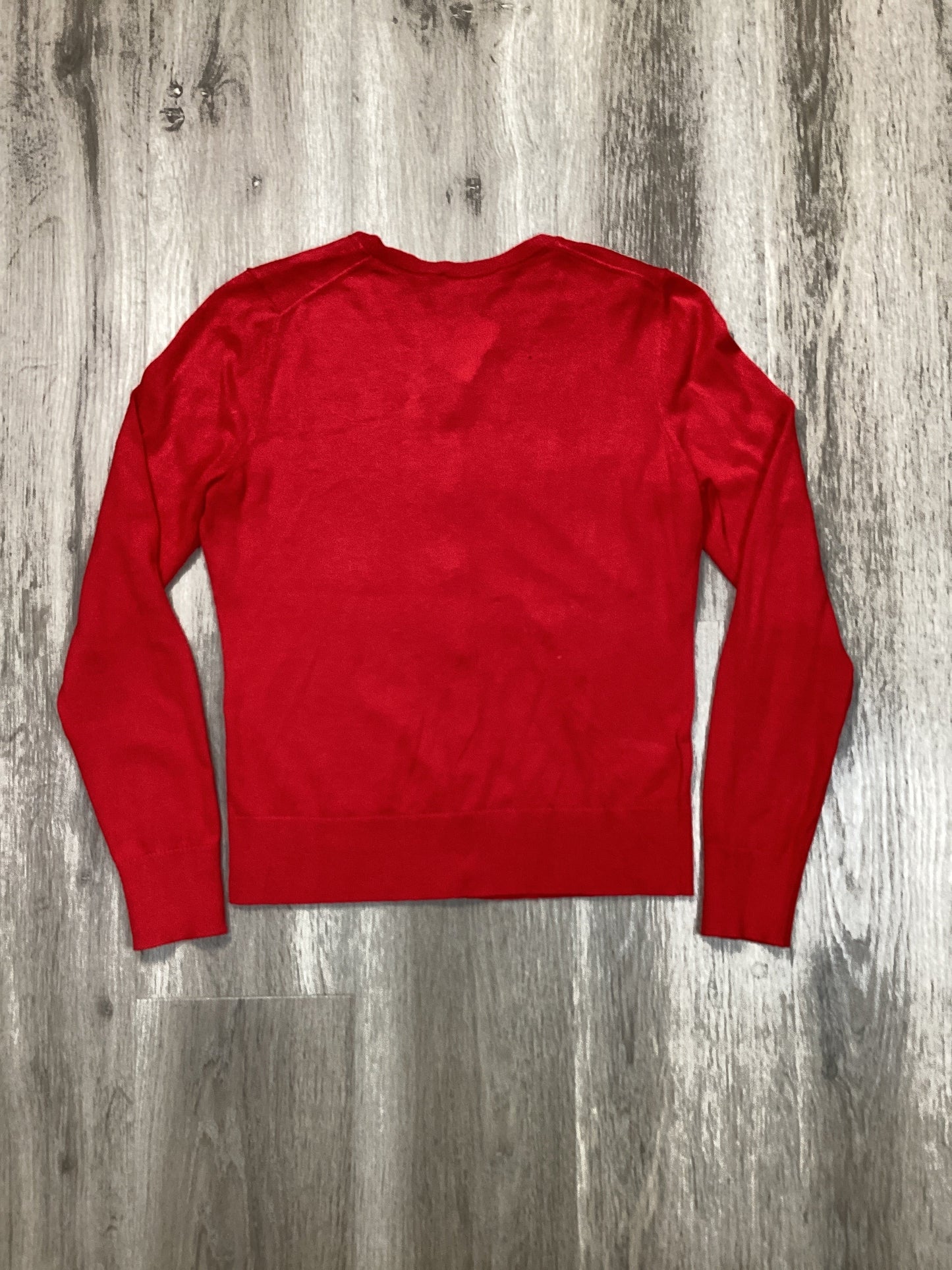 Cardigan By Ann Taylor In Red, Size: S