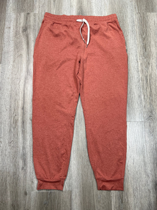 Pants Lounge By Vuori In Orange, Size: L