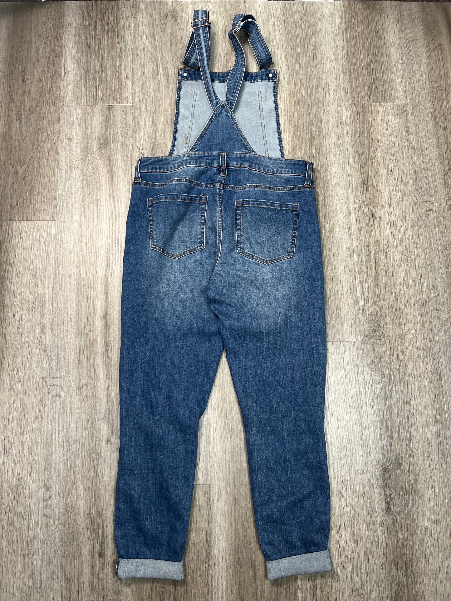 Overalls By Altard State In Blue Denim, Size: L