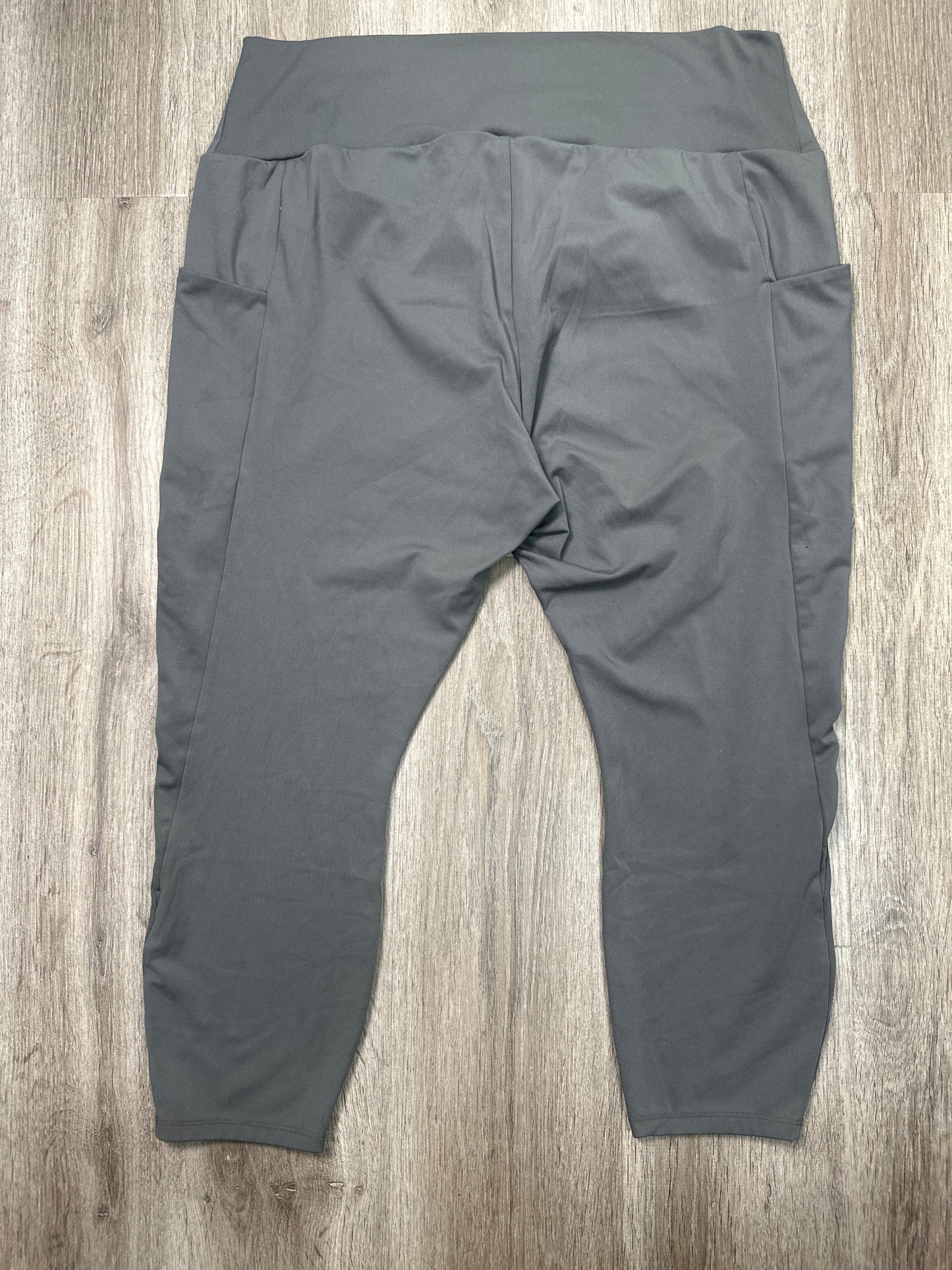 Pants Leggings By Simply Vera In Grey, Size: 2x