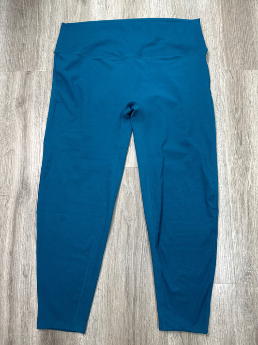 Pants Leggings By Zenana Outfitters In Blue, Size: 3x