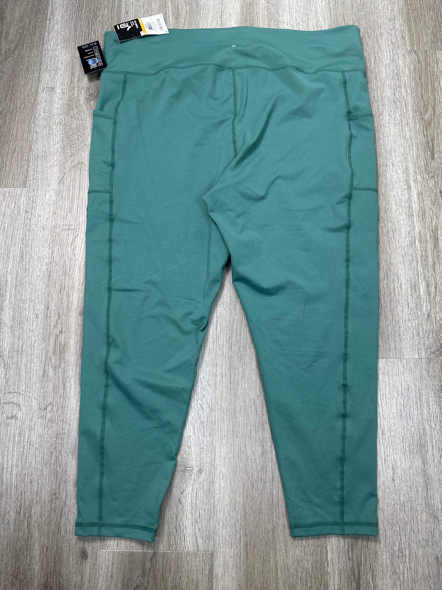 Athletic Leggings By Ideology In Green, Size: 3x