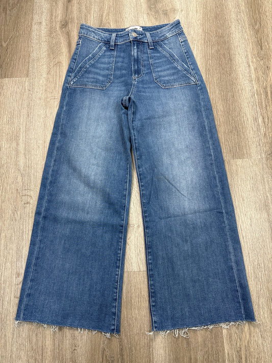 Jeans Wide Leg By Paige In Blue Denim, Size: 2