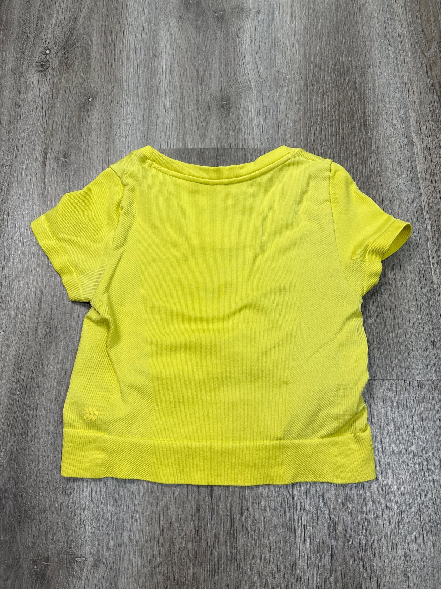 Athletic Top Short Sleeve By All In Motion In Yellow, Size: S