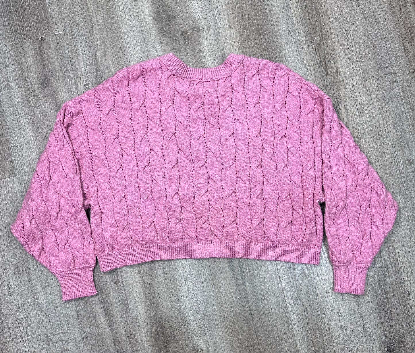 Sweater By Pink Rose In Pink, Size: Xl