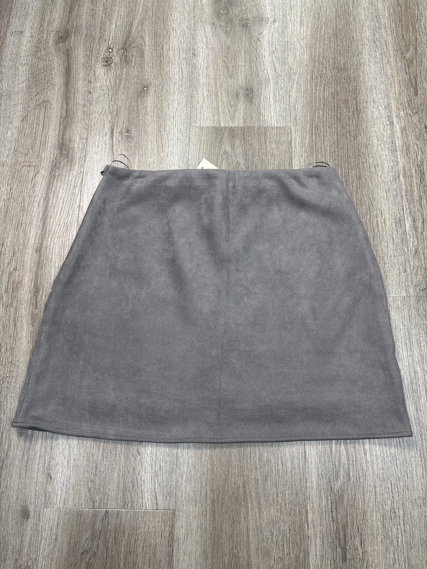 Skirt Mini & Short By Blue Rain In Grey, Size: L