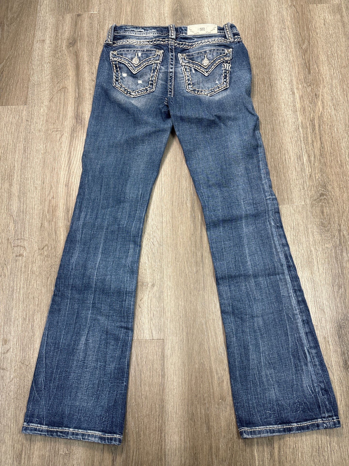 Jeans Boot Cut By Miss Me In Blue Denim, Size: 2