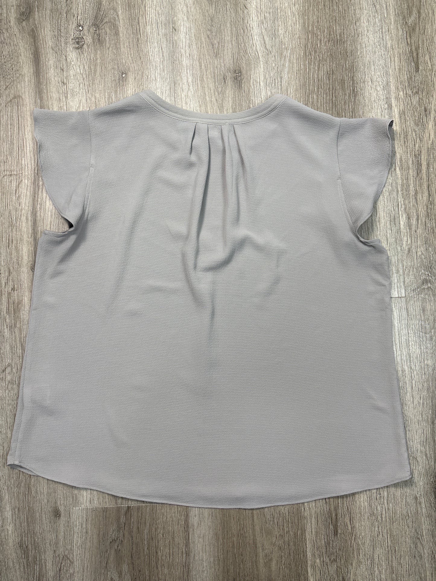 Blouse Sleeveless By Calvin Klein In Grey, Size: Xl