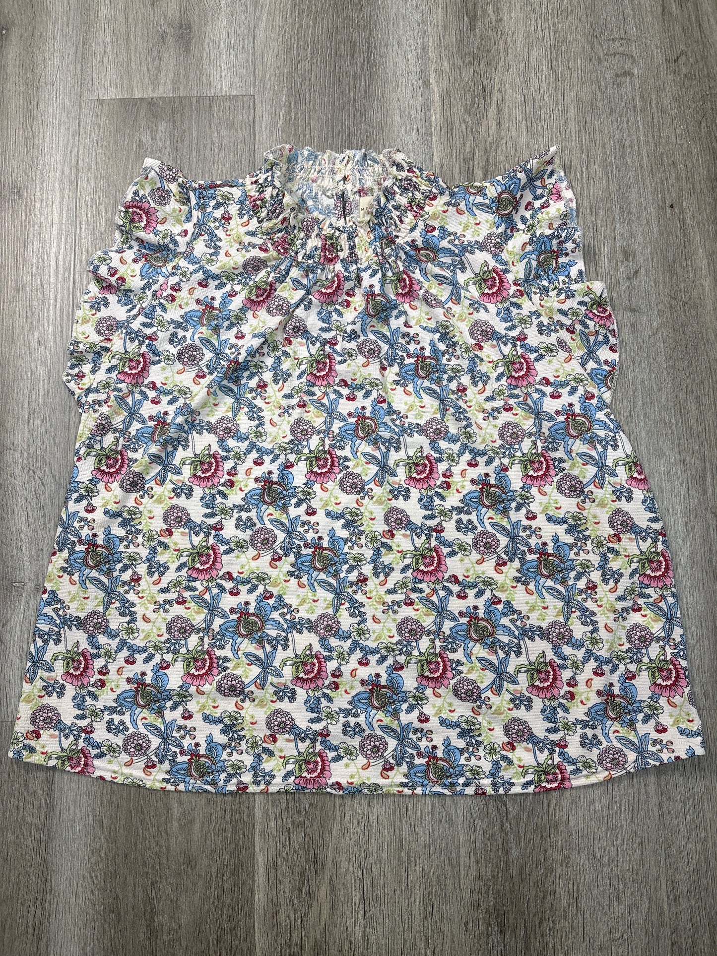 Blouse Sleeveless By Melloday In Paisley Print, Size: M